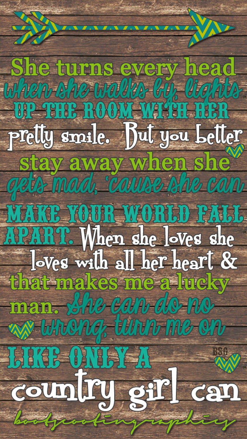 country girl quotes HD phone wallpaper