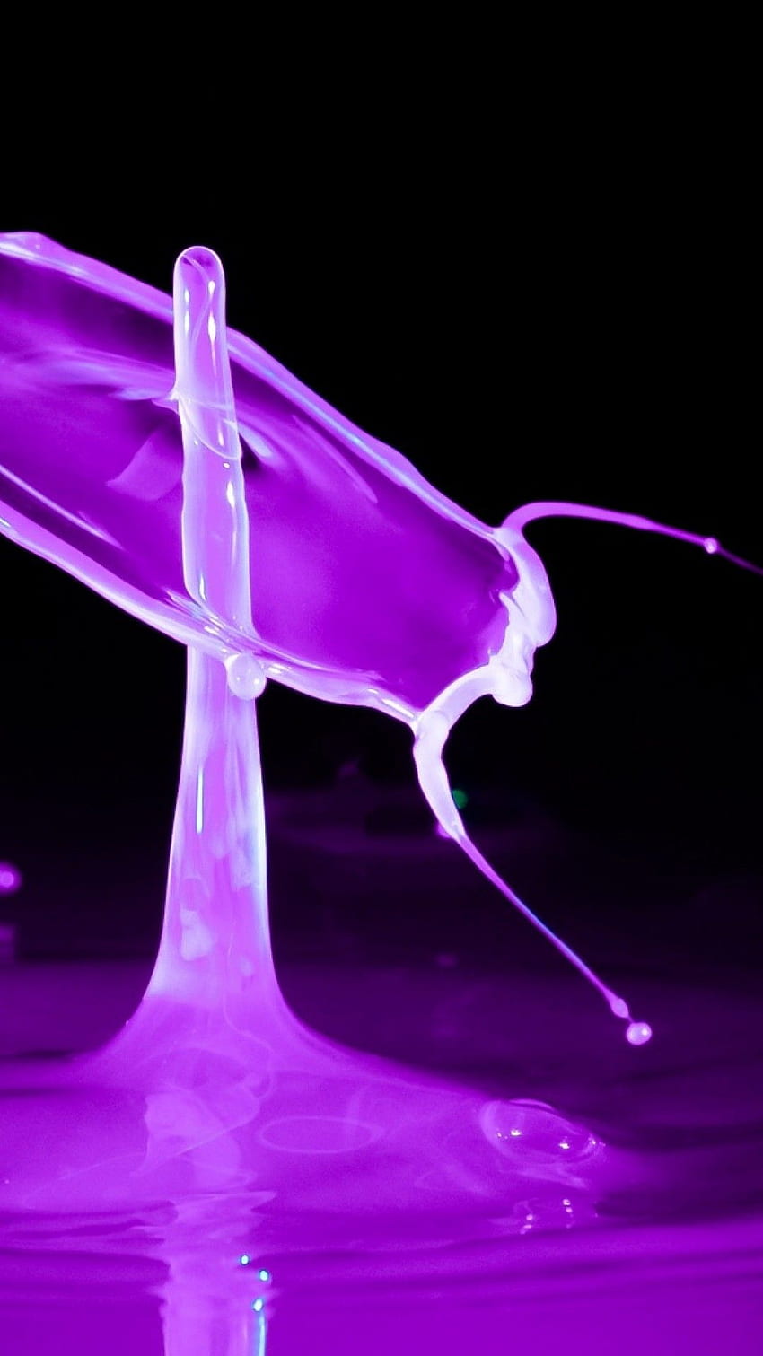 Purple liquid splash iPhone 6 / 6S Plus - HD phone wallpaper