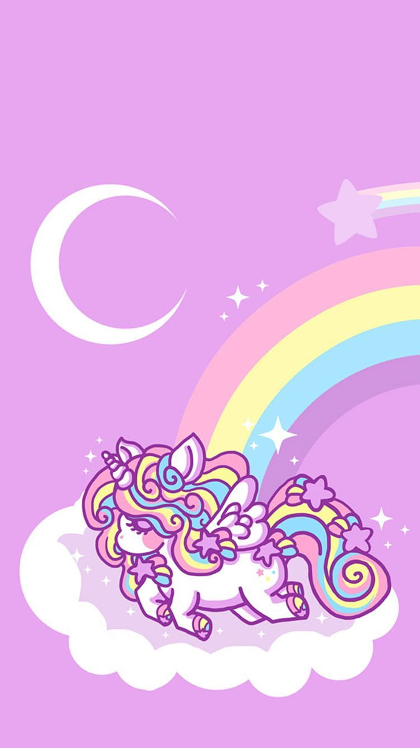 Beautiful Cute Pink Unicorn, Awesome Pink Unicorn HD phone wallpaper