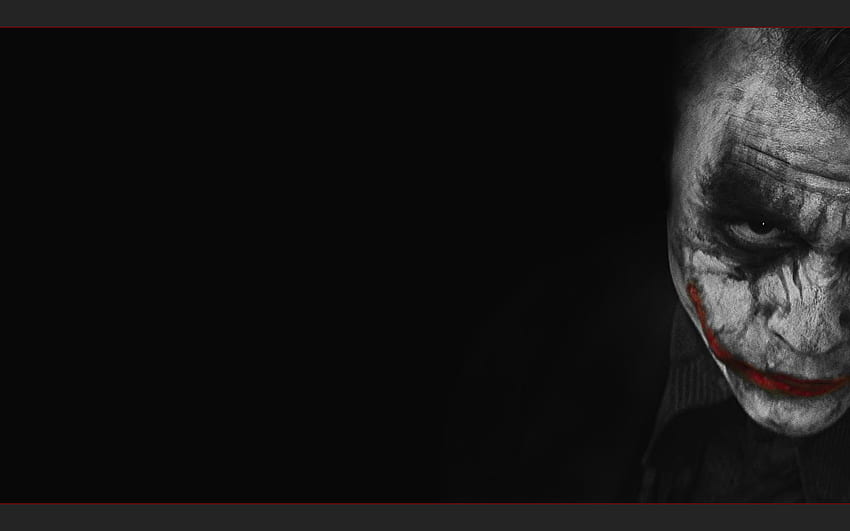 Heath Ledger Joker Dark Background -, Black and White Joker HD wallpaper |  Pxfuel