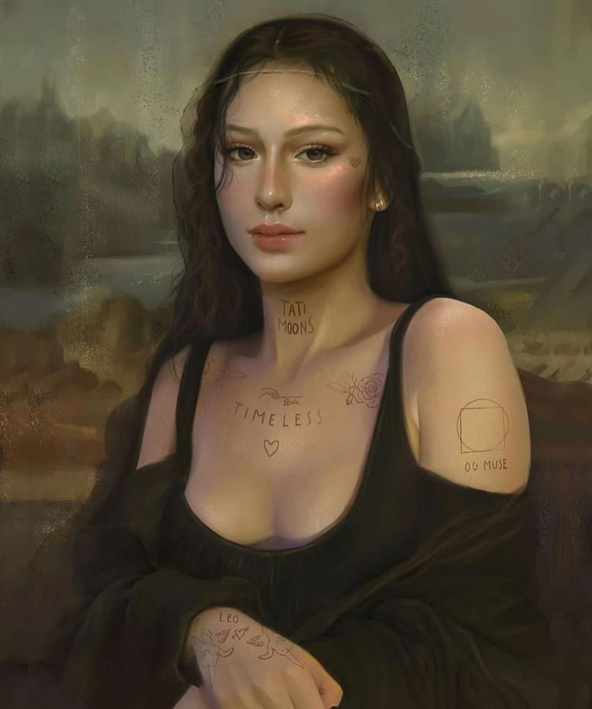 Modern Monalisa. Tumblr Gönderilerini ve Bloglarını Keşfet, Mona Lisa Dope HD telefon duvar kağıdı