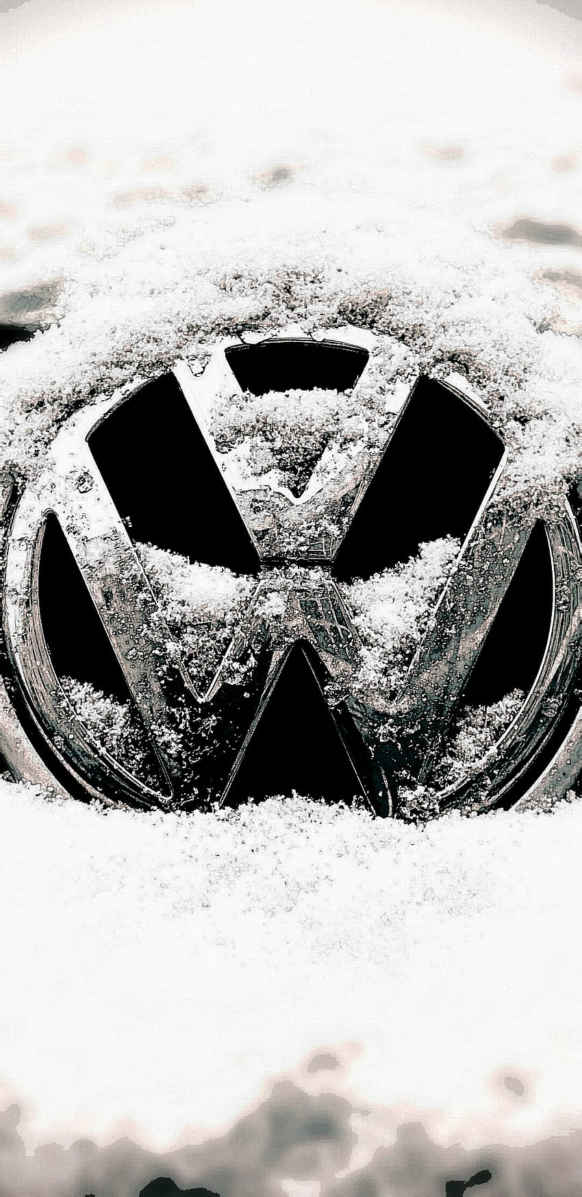 Volkswagen, Neige, Logo Vw, hiver, passat Fond d'écran de téléphone HD
