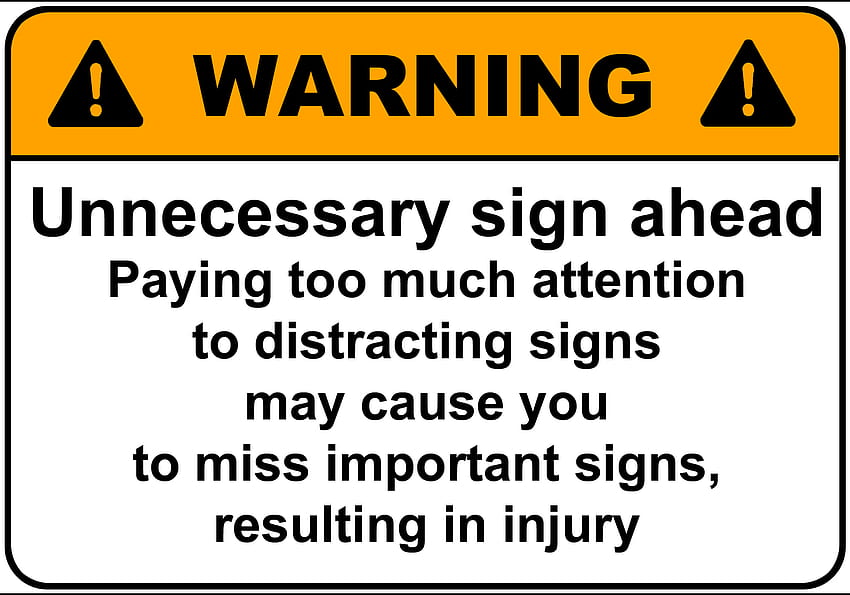 Funny Warning Danger Sign HD wallpaper  Pxfuel