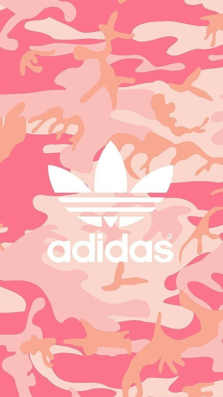 Pink Glitter Adidas HD phone wallpaper
