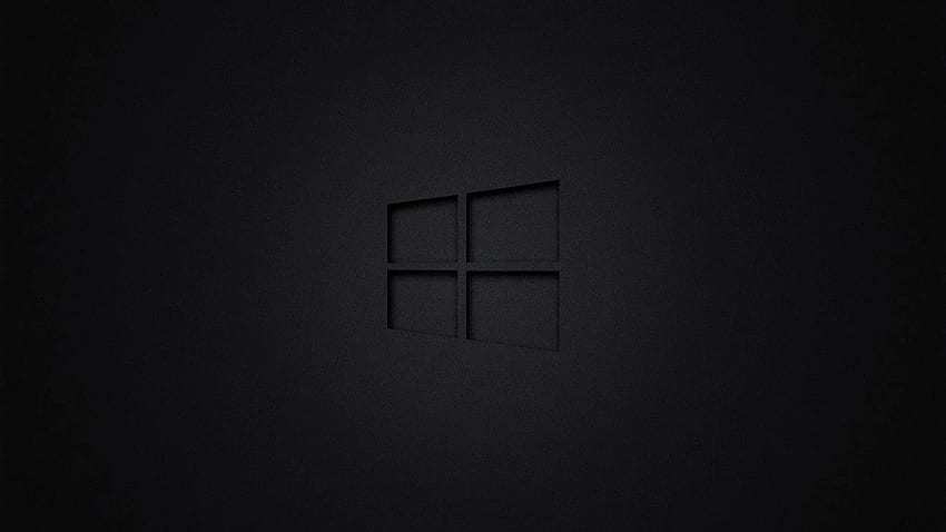 Windows 10 escuro, tela de bloqueio do Windows 1.0 papel de parede HD