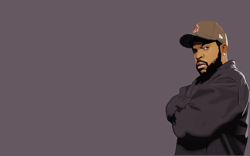Ice Cube Vector, Ice Cube Vector iPhone, Geleceğin Rapçi Çizgi Filmi HD duvar kağıdı