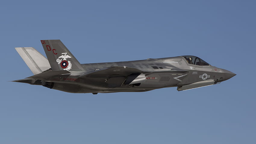 Lockheed Martin F-35B Lightning II, wojskowy, samolot, błyskawica II, F35B, lockheed martin Tapeta HD