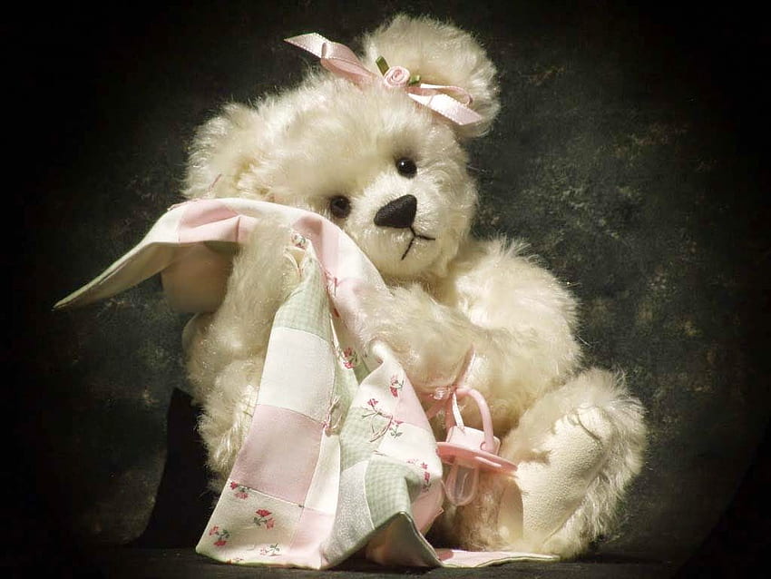 ตุ๊กตาหมีน่ารักและสวยงาม ออลเฟรช หมีหลากสีสัน วอลล์เปเปอร์ HD