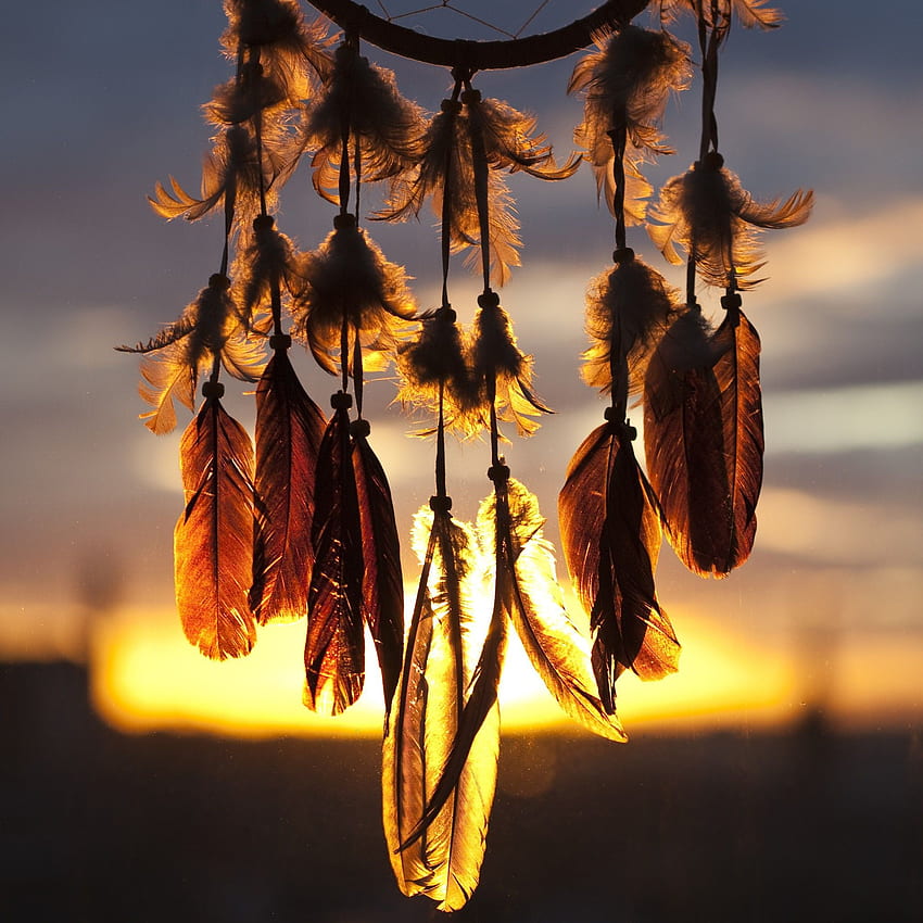 Dreamcatcher In Sunset - Toque para ver mais lindamente criativo, Dream Catcher Native American Papel de parede de celular HD
