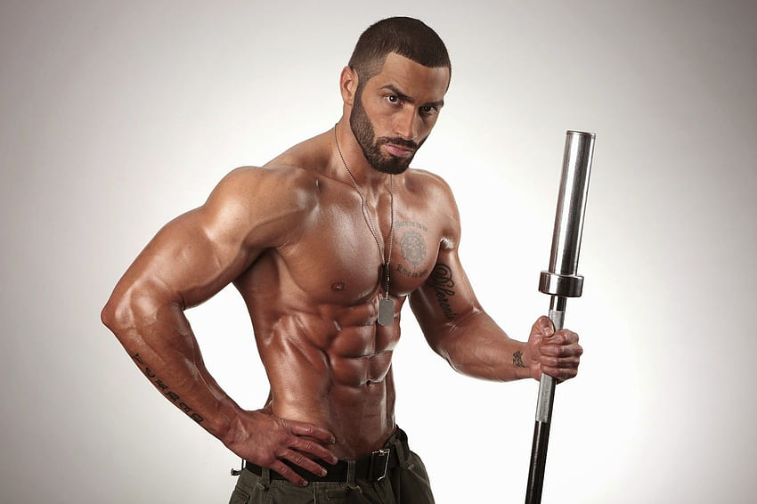 Instagram Fitness Model Male, & background HD wallpaper