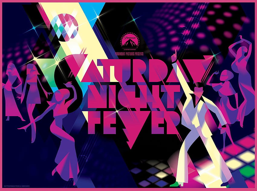 Mads Berg Illustration. Saturday night fever, Night fever, Disco night HD wallpaper