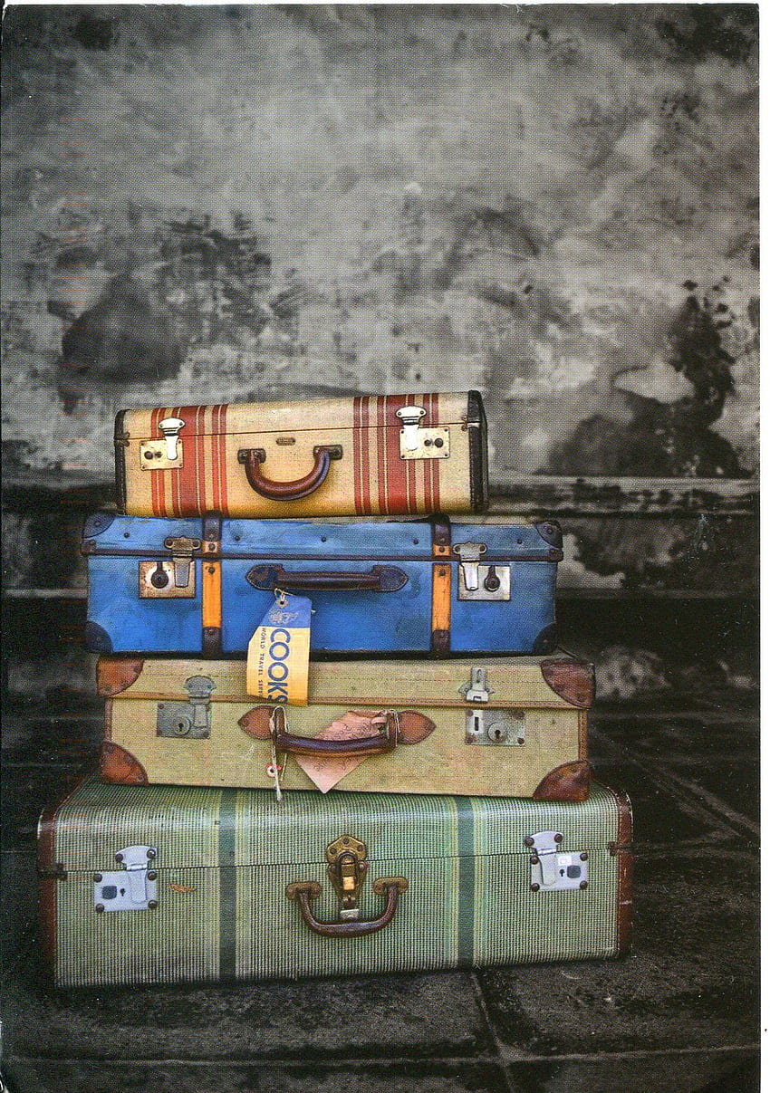 Travel ideas. vintage travel, vintage luggage, vintage suitcases HD phone wallpaper