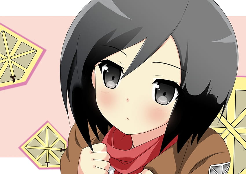 W - Anime Searching For Posts With The Hash 'E2mhpI9WcpYjCAJ1UvtXTg==', Mikasa Cute HD wallpaper