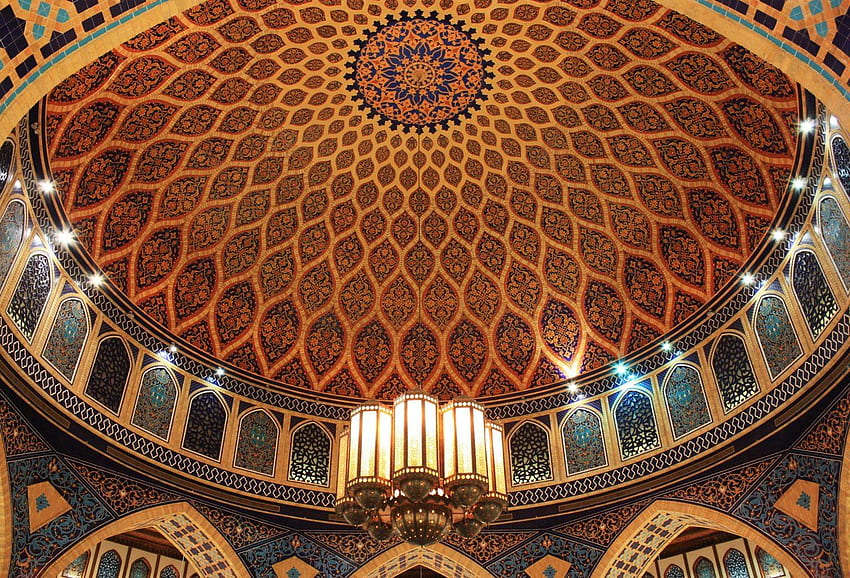Persian Court Ceiling 02 By Loy Pinheiro, Persian Architecture HD wallpaper