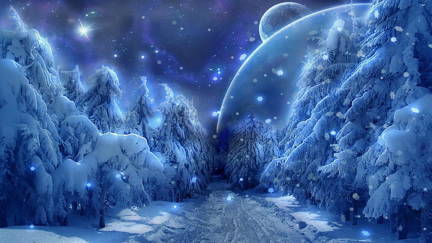 Holidays Tag - Christmas Dazzling Earth Xmas New Year Winter Holidays Trees Spectacular Love Four Seasons HD wallpaper