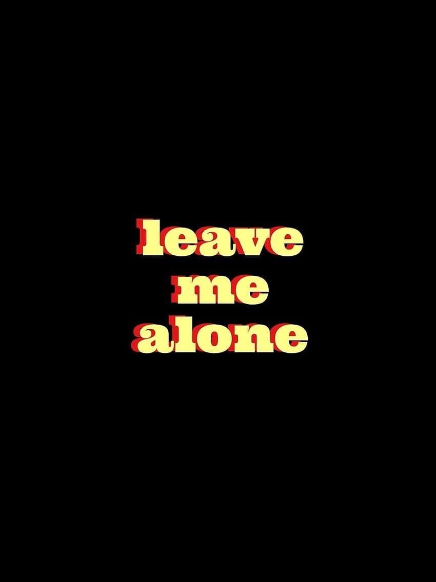 90's Retro, Vintage, Text, Words iPhone - Leave Me, 90s Style HD phone wallpaper