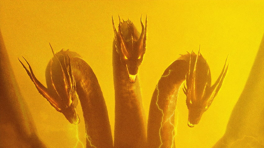 Dreiköpfiger Drache, Godzilla: King of The Monsters, Film 2019 HD-Hintergrundbild