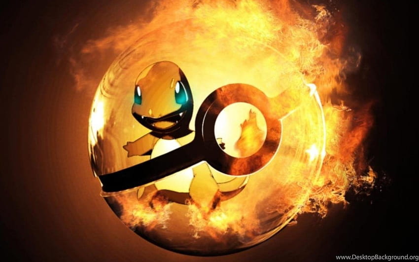 : Charmander, Video Game, Pokemon, Bola Api, Api, Cahaya. Latar Belakang, Pokemon Tipe Api Wallpaper HD