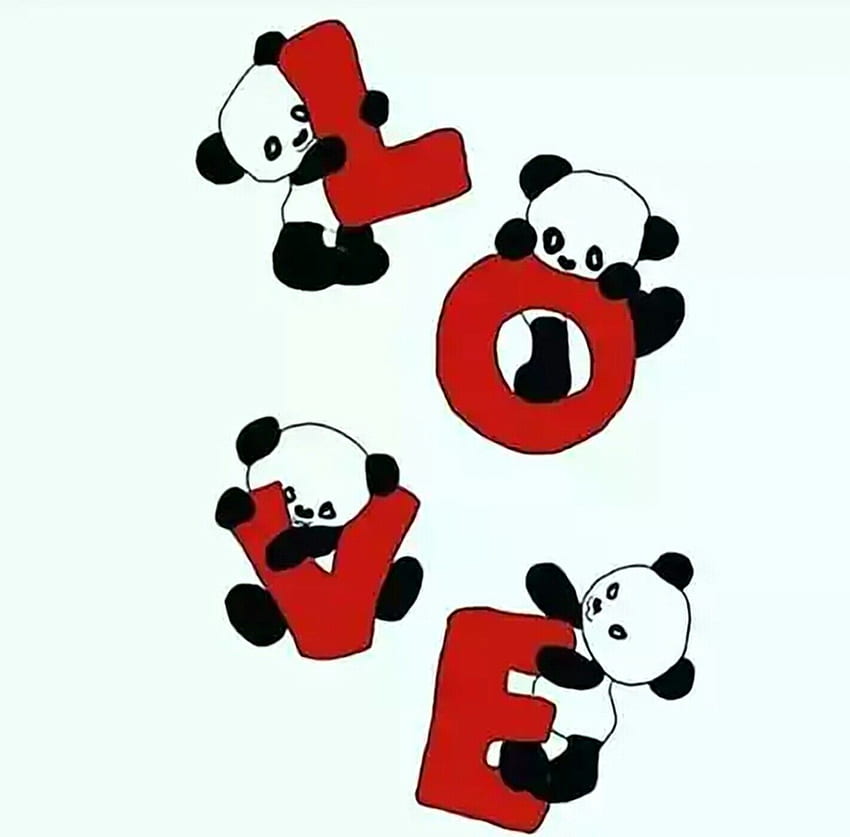 Neha Singh. Panda art, Cute panda , Panda, Cute Panda Love HD wallpaper