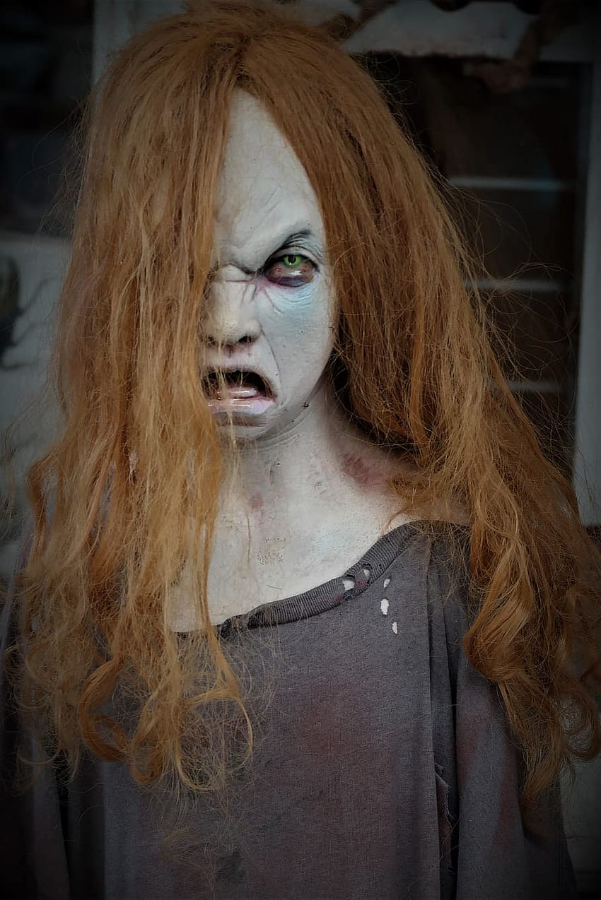 : zombie, doll, halloween, horror, creepy, scary, Scary Girl HD phone wallpaper