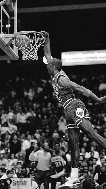 Download 1988 Cool Michael Jordan Slam Dunk Wallpaper  Wallpaperscom