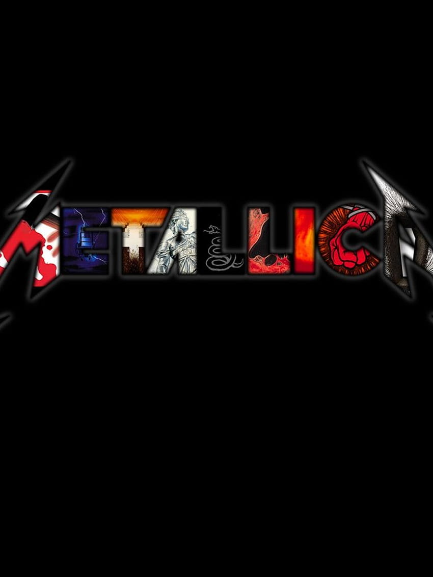 Metallica Logo 57110 IMGFLASH [] dla Twojego telefonu komórkowego i tabletu. Poznaj logo Metalliki. Czarny album Metalliki, Metallica, Metallica Tapeta na telefon HD