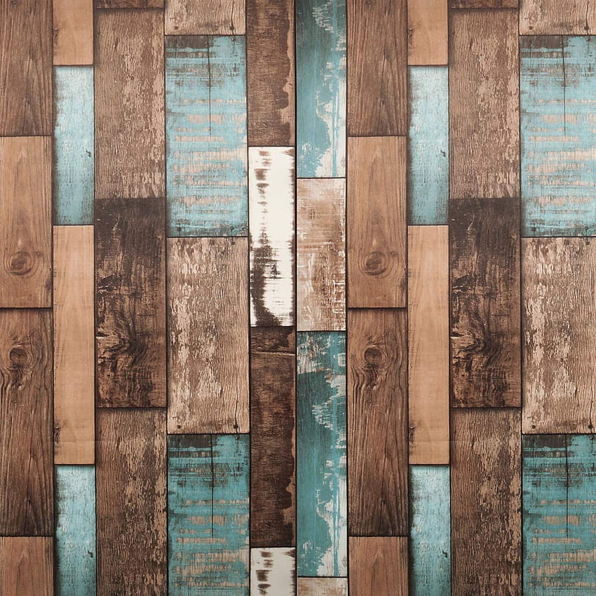 Reclaimed Wood - Wood Peel and Stick - Contact Paper or Wall paper - Removable - Plank Vintage Barnwood Distressed - 1.48 ft x 9.83 ft (17.71 Wide x 118 Long), - Amazon Canada HD phone wallpaper