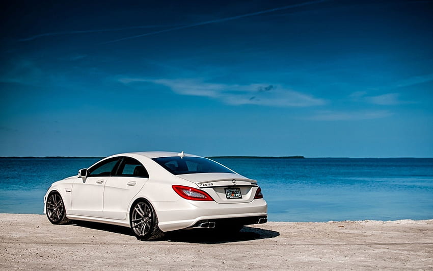 Mersedes, Cars, Back View, Rear View, Amg, Mercedes-Benz, Cls63 HD wallpaper
