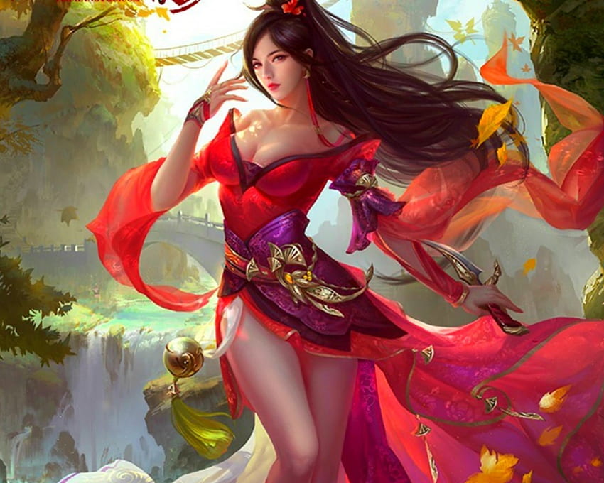 Fantasy Girl แฟนตาซี ศิลปะ ผู้หญิง ความงาม วอลล์เปเปอร์ HD