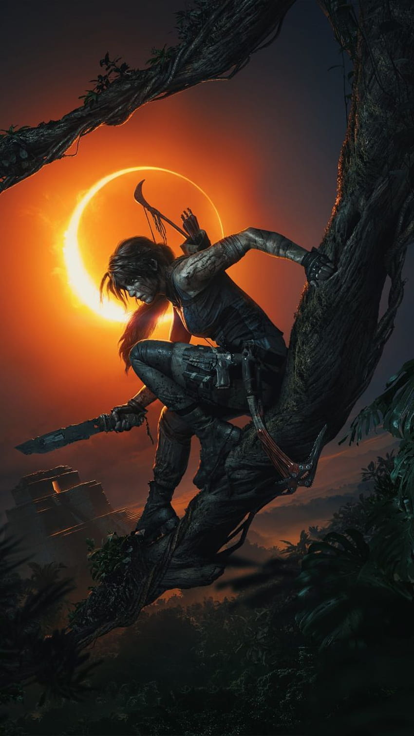 Shadow of the Tomb Raider Android, Lara Croft Tapeta na telefon HD