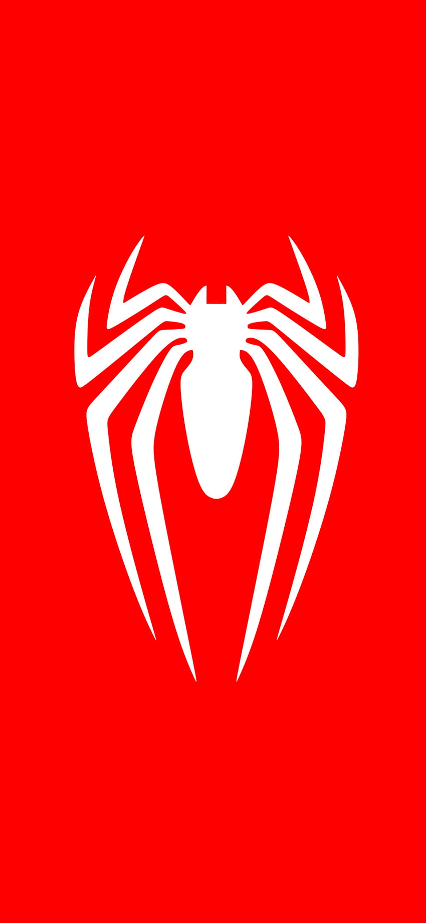 Spider-Man-Logo, rot, weiß, Mann, Spiderman, Spinne HD-Handy-Hintergrundbild