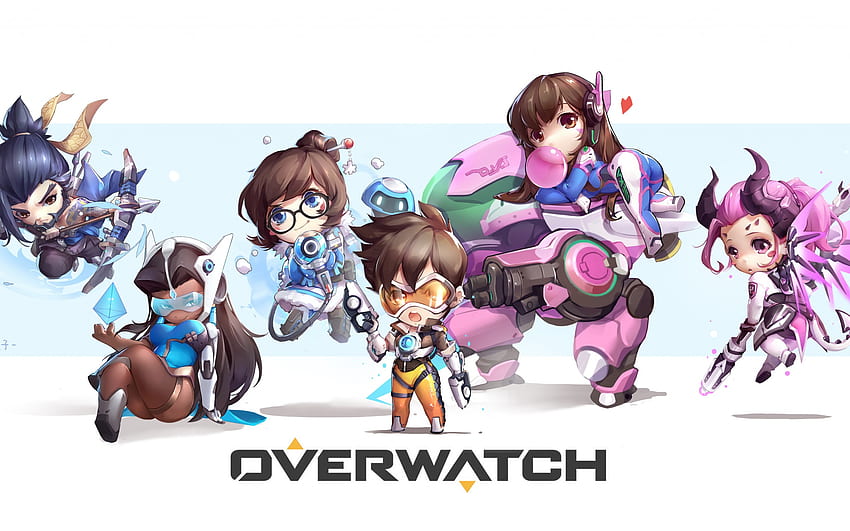 Download Overwatch 4K Tracer With Nightstars Wallpaper