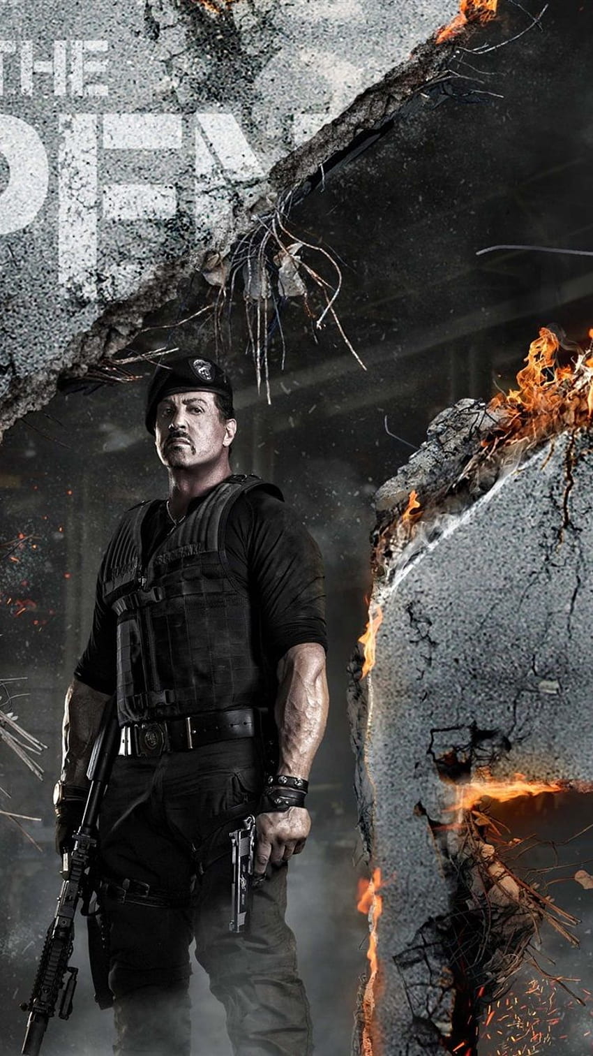 Dies - Sylvester Stallone Expendables, The Expendables HD-Handy-Hintergrundbild
