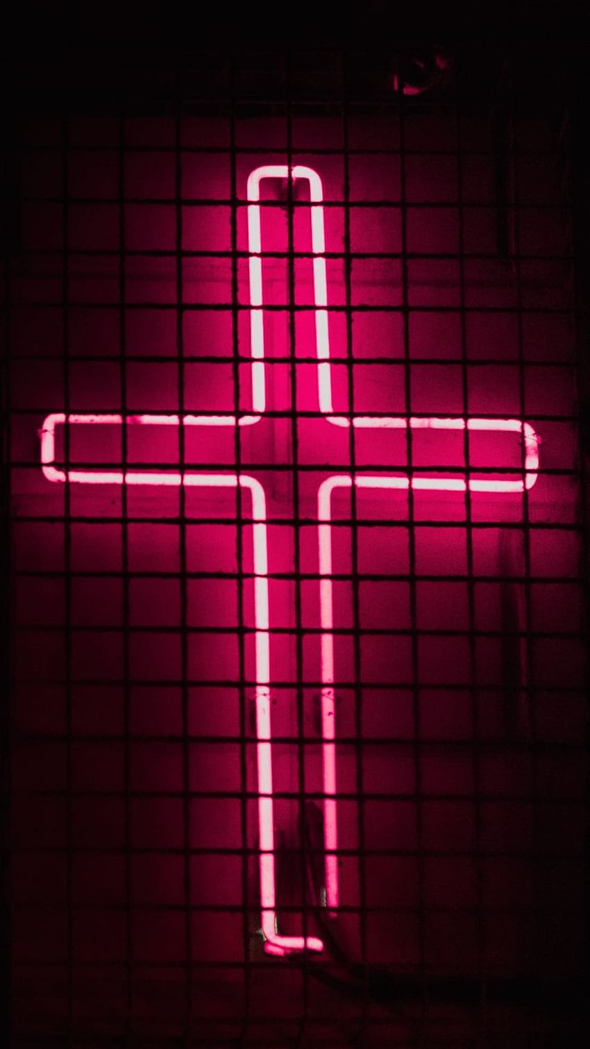 cross, neon, lights, mesh. Neon , Cross , Neon light, Neon Jesus HD phone wallpaper