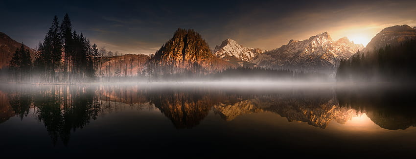 Morning Fog, fog, morning, mountain, lake HD wallpaper | Pxfuel