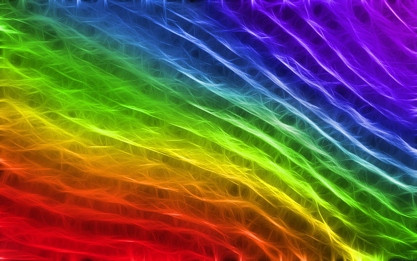 Wednesday 3 6 Strange Beaver - Rainbow Waves - -, Rainbow Gaming HD wallpaper