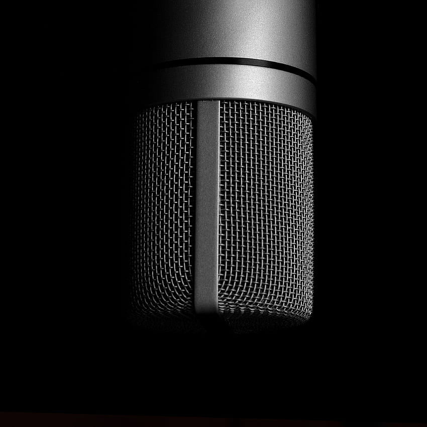 Grey Condenser Microphone Close Up graphy · Stock, Studio Micro HD phone wallpaper
