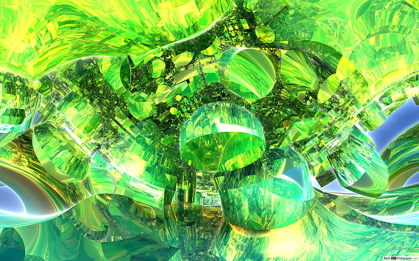 Emerald splash, Emerald Galaxy HD wallpaper