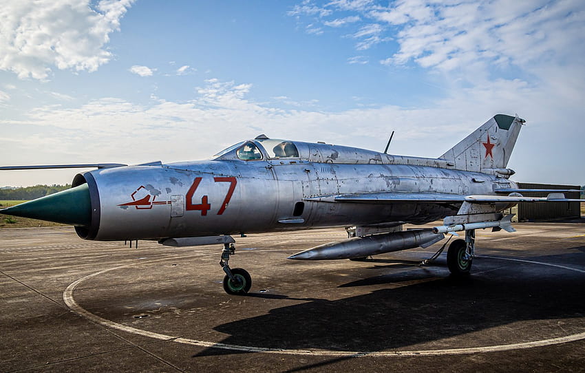 senjata, pesawat, Mig - untuk , bagian авиация -, Mikoyan-Gurevich MiG-21 Wallpaper HD