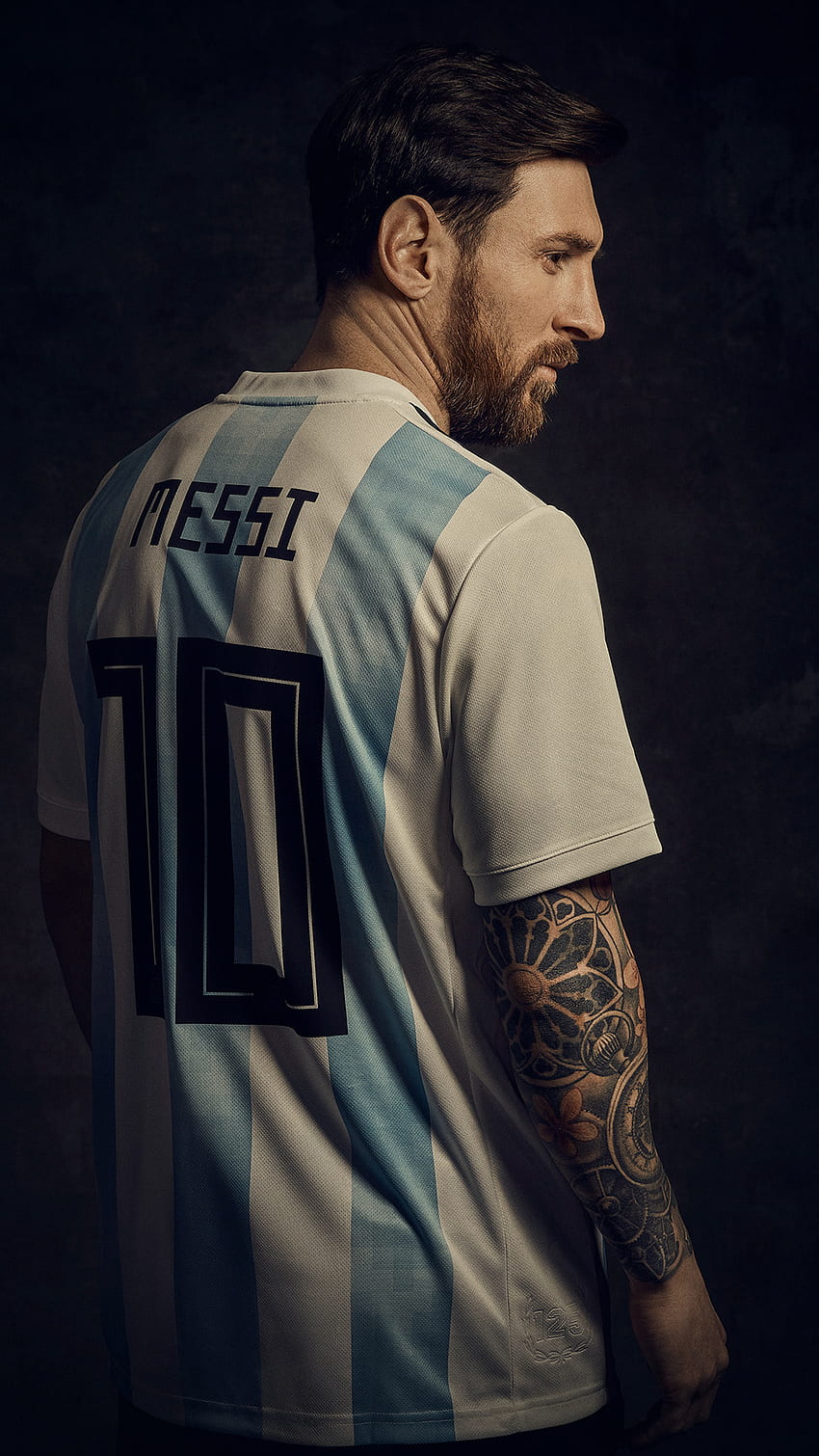 Messi, Camiseta Número 10, Jugador De Fútbol fondo de pantalla del teléfono