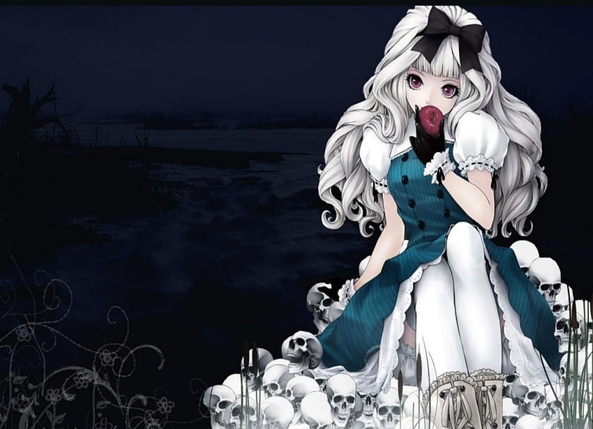 Gruselige Anime-Auflösung > Sub, Anime-Zombie-Mädchen HD-Hintergrundbild