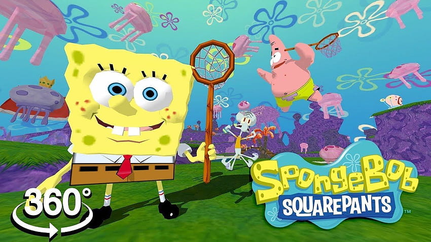 Spongebob Squarepants! - 360° Let's Go JELLYFISHING - (The First 3D VR Game Experience!). Squarepants, Vr games, Spongebob, Jellyfish Fields HD wallpaper