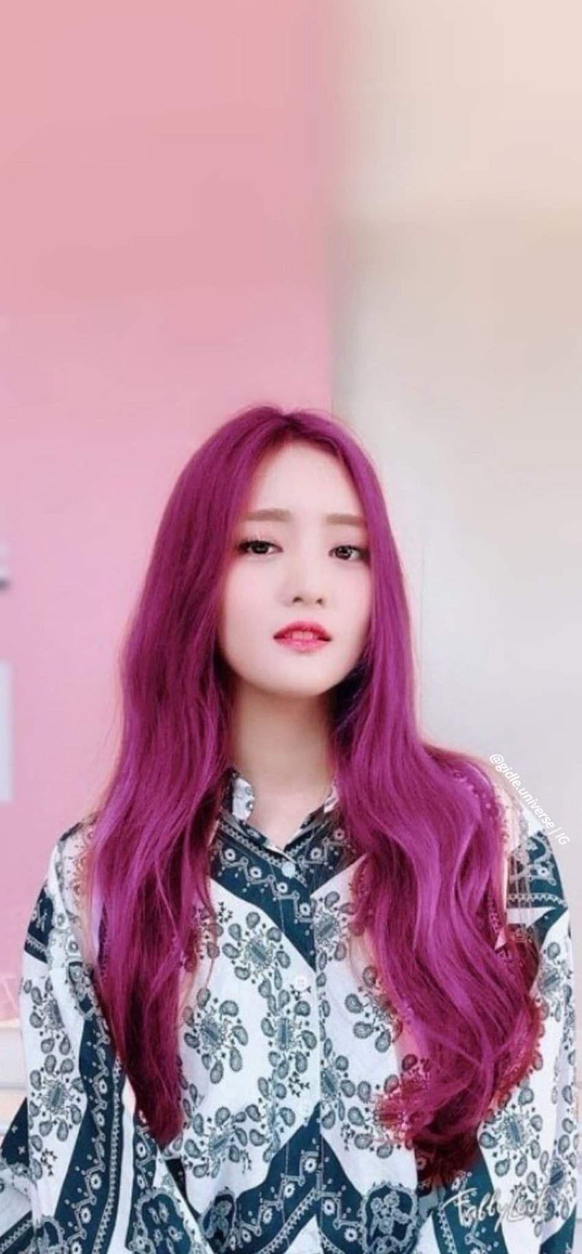 Minnie With Purple Hair / . (G)I DLE (여자)아이들 Amino HD phone wallpaper