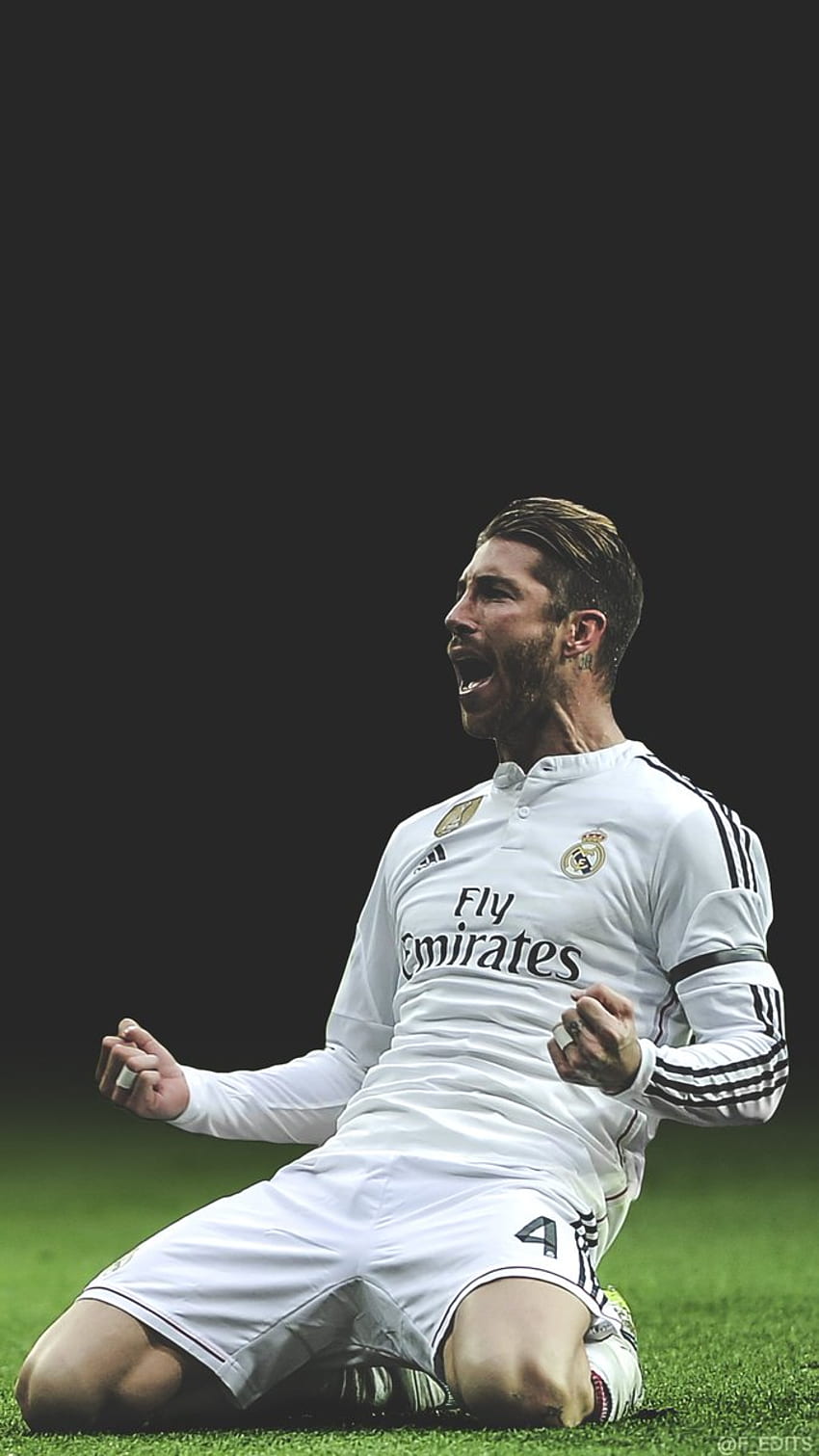 HD wallpaper Soccer Sergio Ramos Real Madrid CF Spanish  Wallpaper  Flare