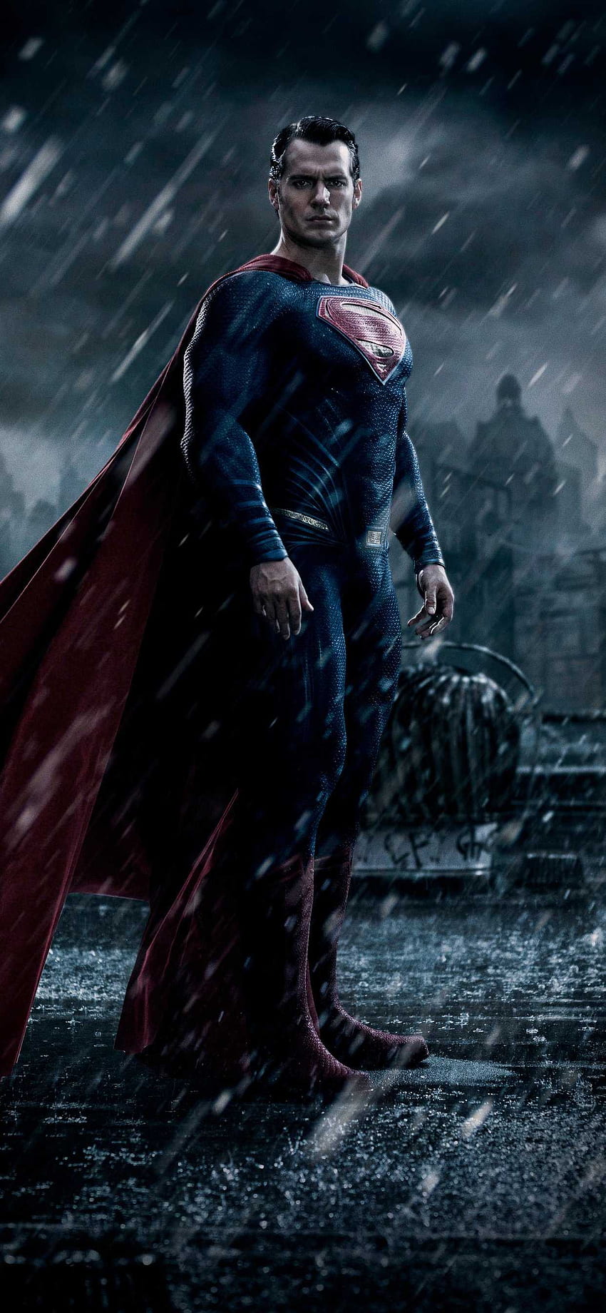 Superman Henry Cavill en El hombre de acero () fondo de pantalla del teléfono