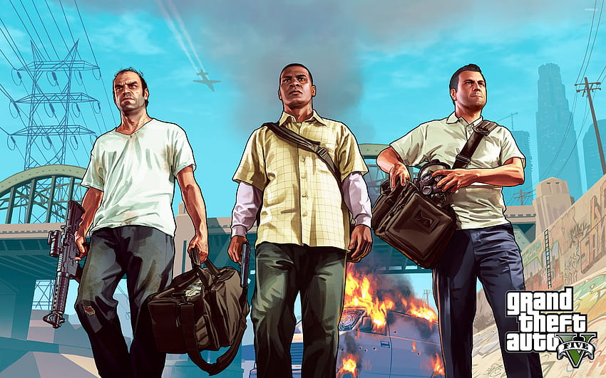 Grand Theft Auto V [3] - Jogo, Carl Johnson papel de parede HD