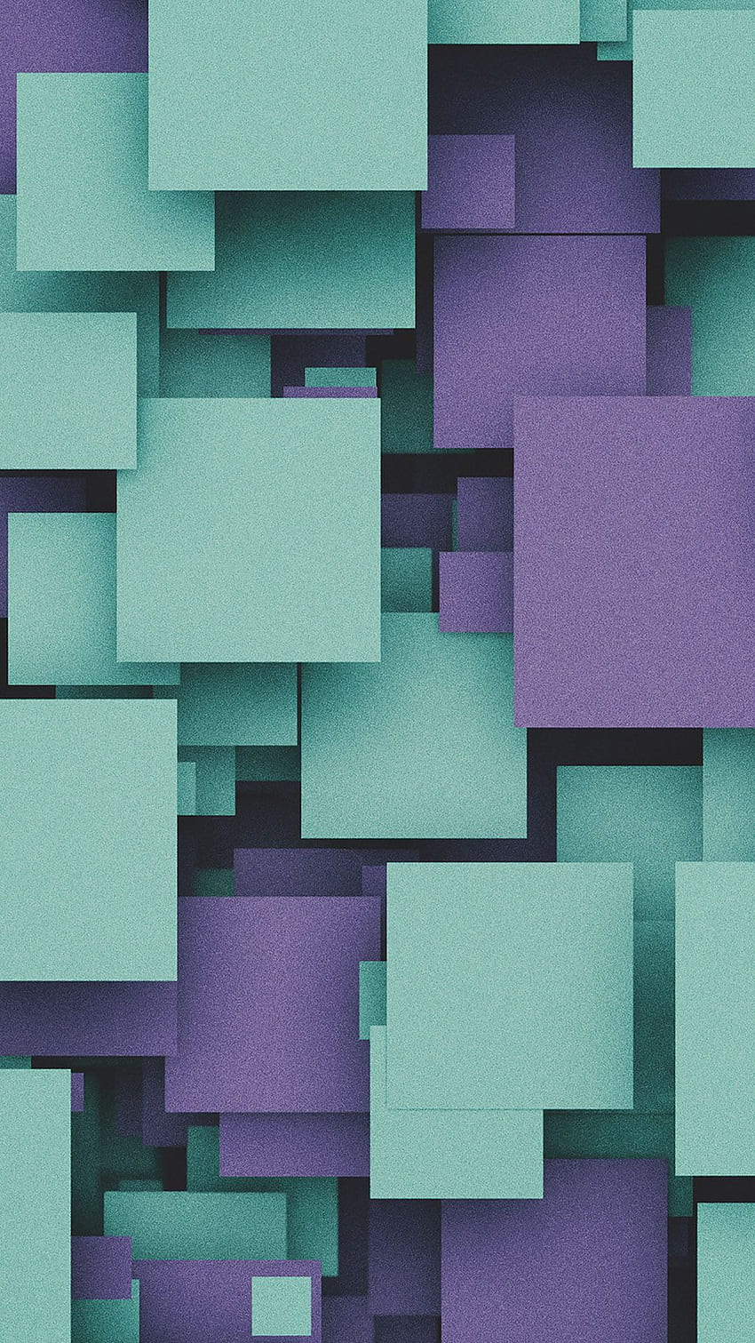 Pola ungu pesta persegi iPhone 8, Ungu dan Turquoise wallpaper ponsel HD