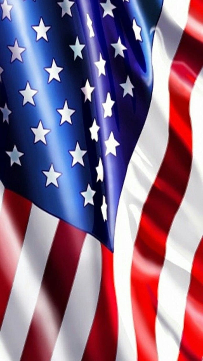 *Stripes and Polka Dots, American Flag Waving HD phone wallpaper
