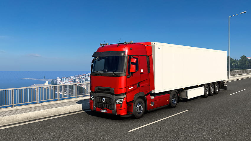 Les nouveaux camions T de Renault dévoilés dans Euro Truck Simulator 2 Fond d'écran HD