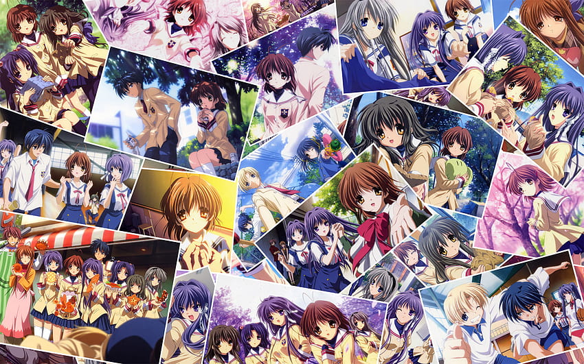 Kolase Anime, manis, anime, cowok, grup, imut, cewek Wallpaper HD